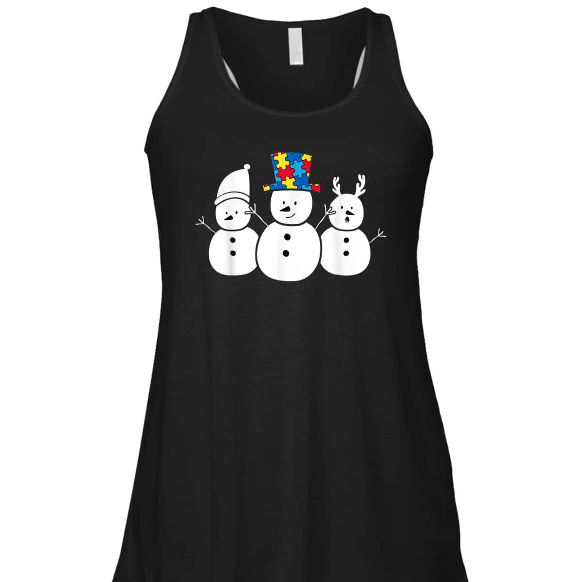 Be Different Christmas Autism For Kids Women Snowman T-Shirt Be Different Christmas Autism For Kids Women Snowman T-Shirt