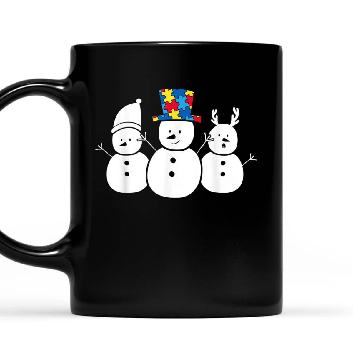 Be Different Christmas Autism For Kids Women Snowman T-Shirt Be Different Christmas Autism For Kids Women Snowman T-Shirt