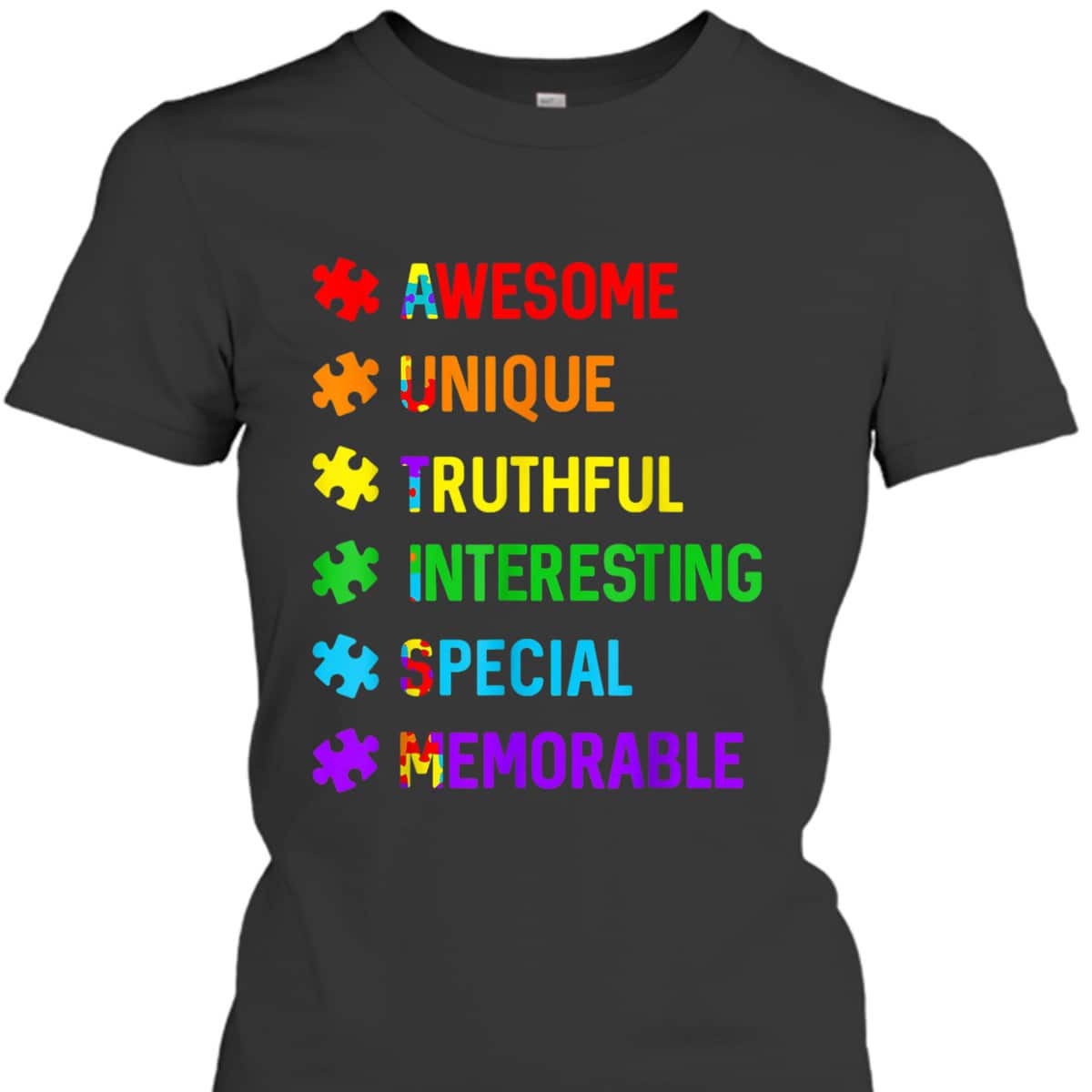 Autism Awesome Unique Special Autism Awareness Month T-Shirt Autism Awesome Unique Special Autism Awareness Month T-Shirt