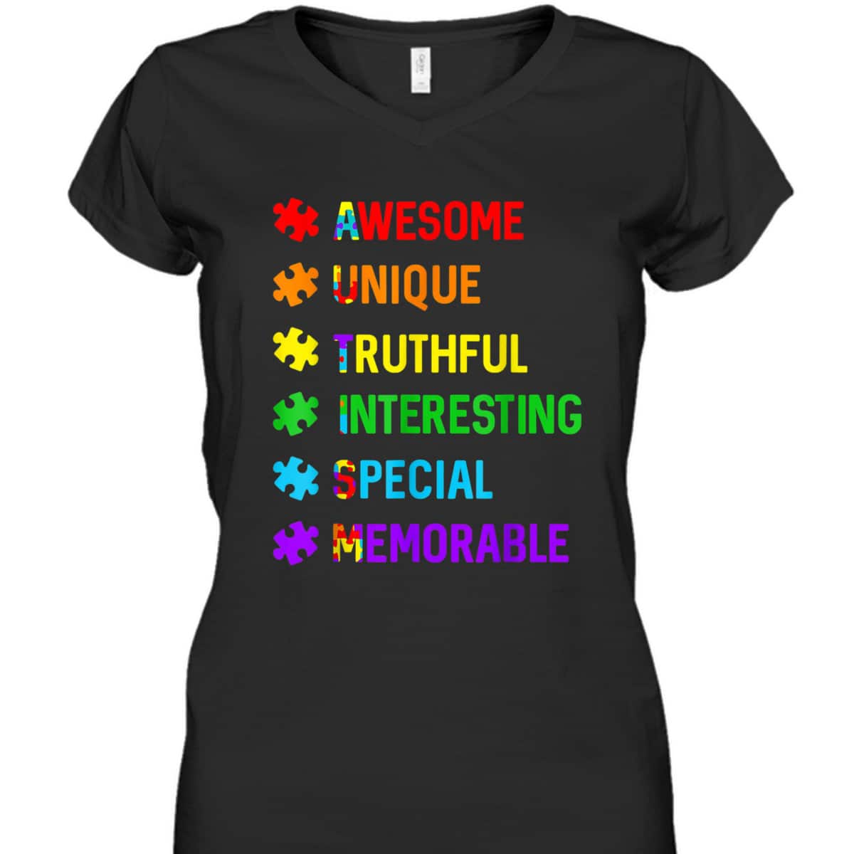 Autism Awesome Unique Special Autism Awareness Month T-Shirt