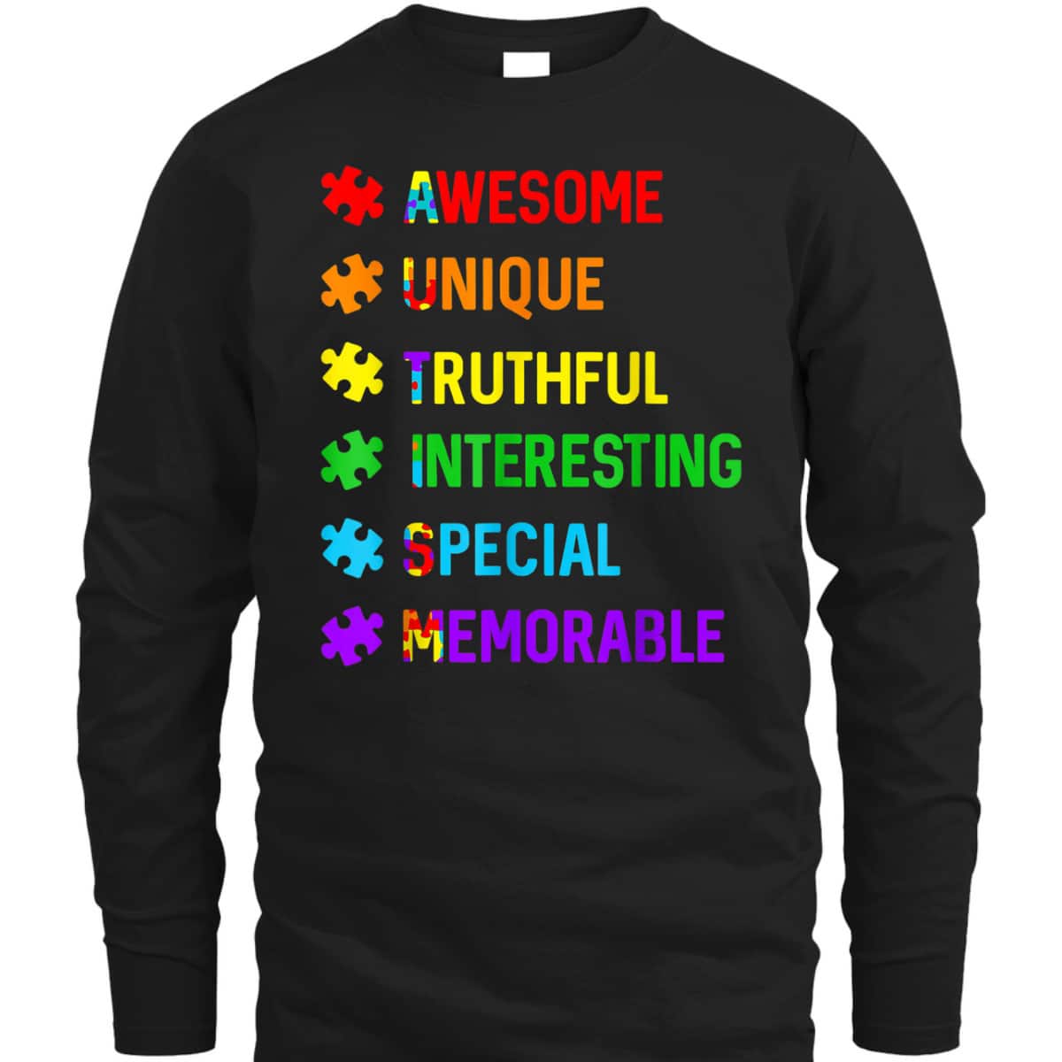 Autism Awesome Unique Special Autism Awareness Month T-Shirt Autism Awesome Unique Special Autism Awareness Month T-Shirt