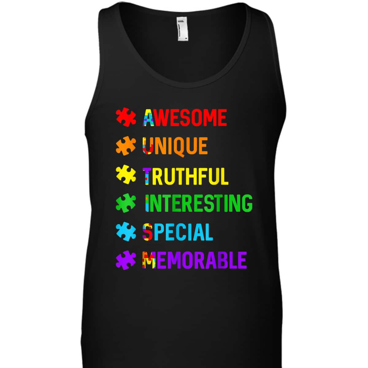 Autism Awesome Unique Special Autism Awareness Month T-Shirt
