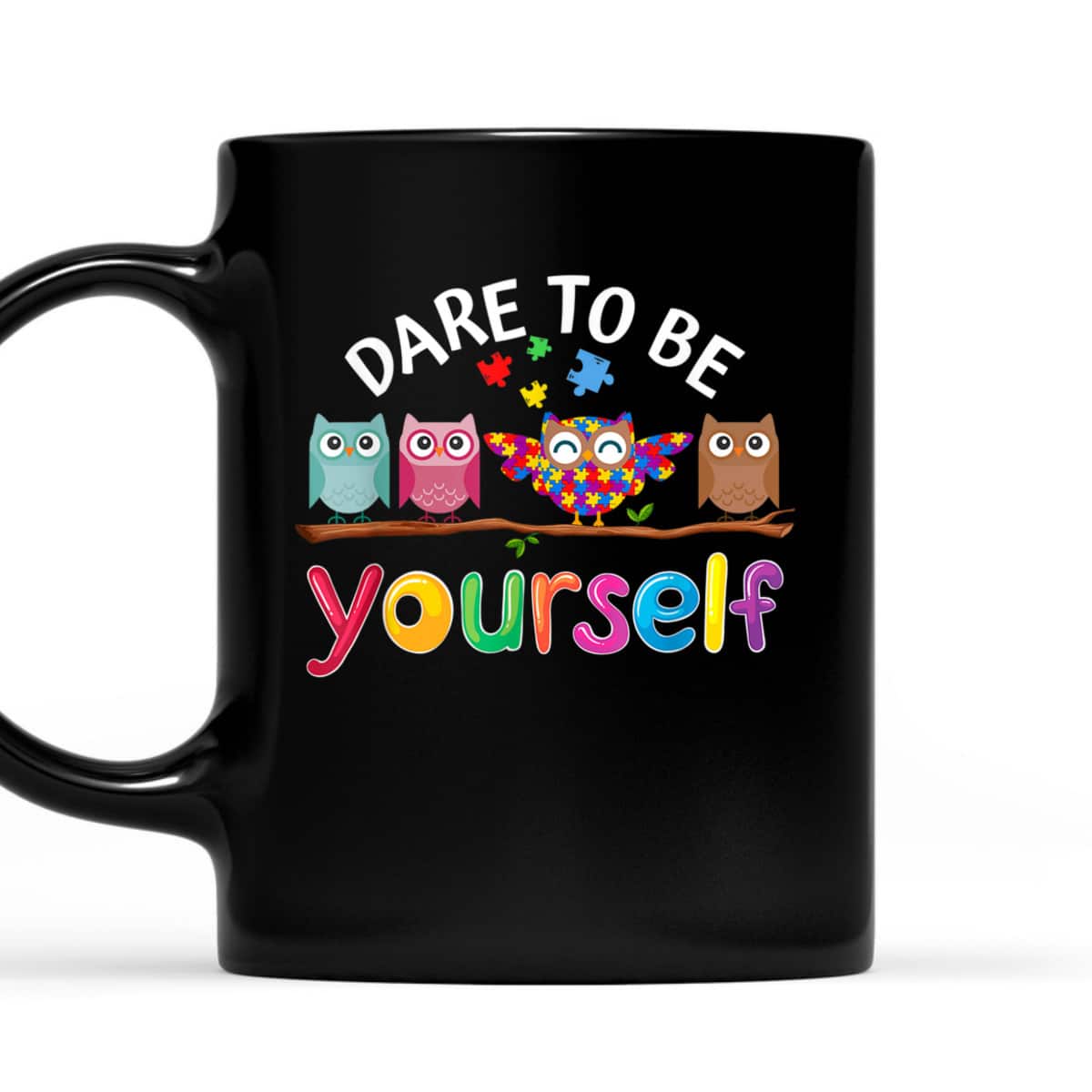 Dare To Be Yourself Autism Awareness Boys Girls Kids Owl T-Shirt Dare To Be Yourself Autism Awareness Boys Girls Kids Owl T-Shirt