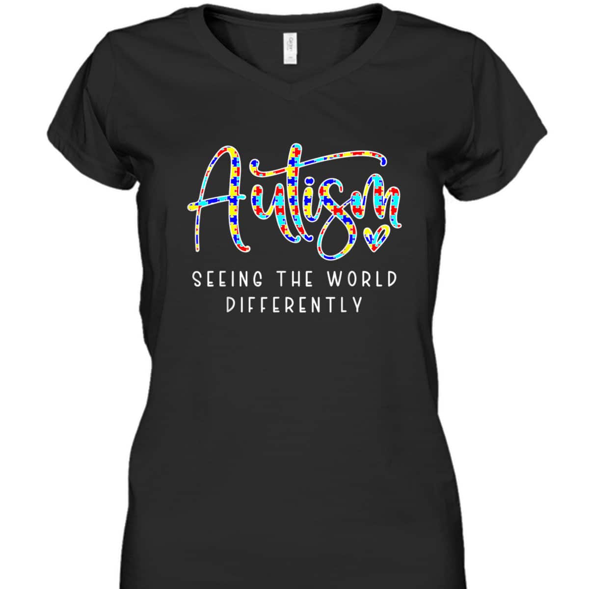 Autism Seeing The World Differently Autism Awareness T-Shirt Autism Seeing The World Differently Autism Awareness T-Shirt