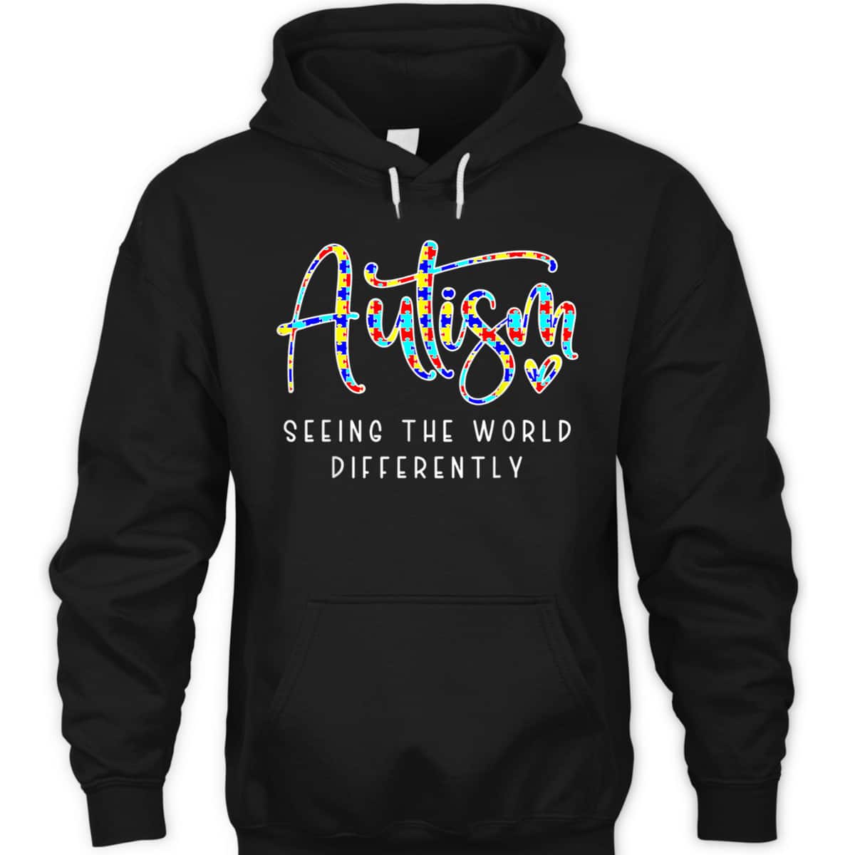 Autism Seeing The World Differently Autism Awareness T-Shirt
