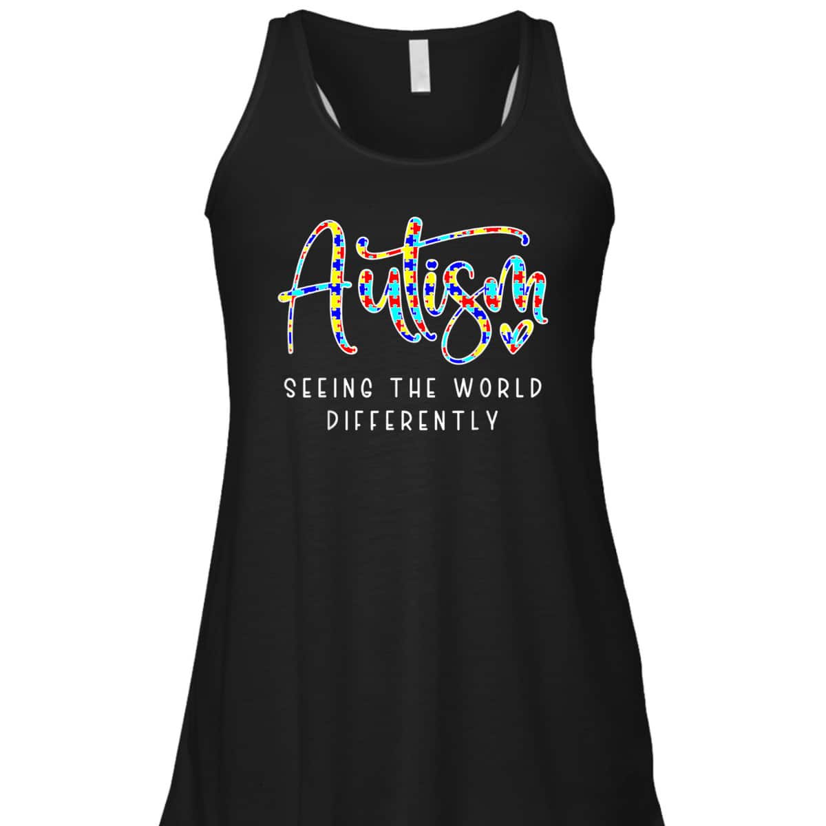 Autism Seeing The World Differently Autism Awareness T-Shirt