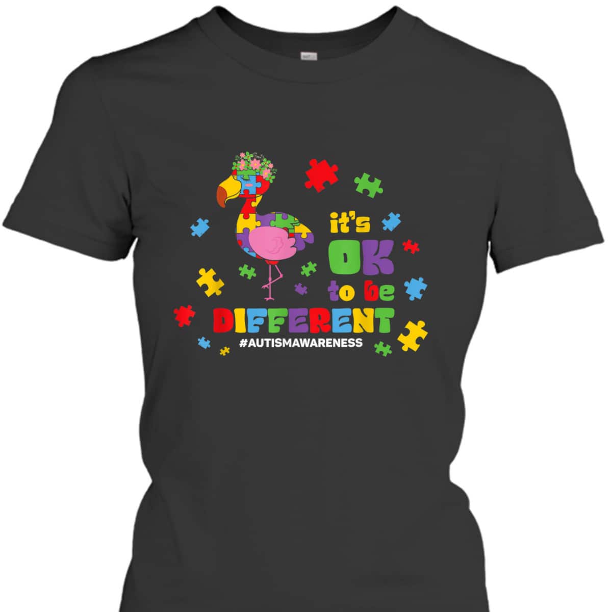Its Ok To Be Different Toddler Boys Girls Autism Awareness T-Shirt