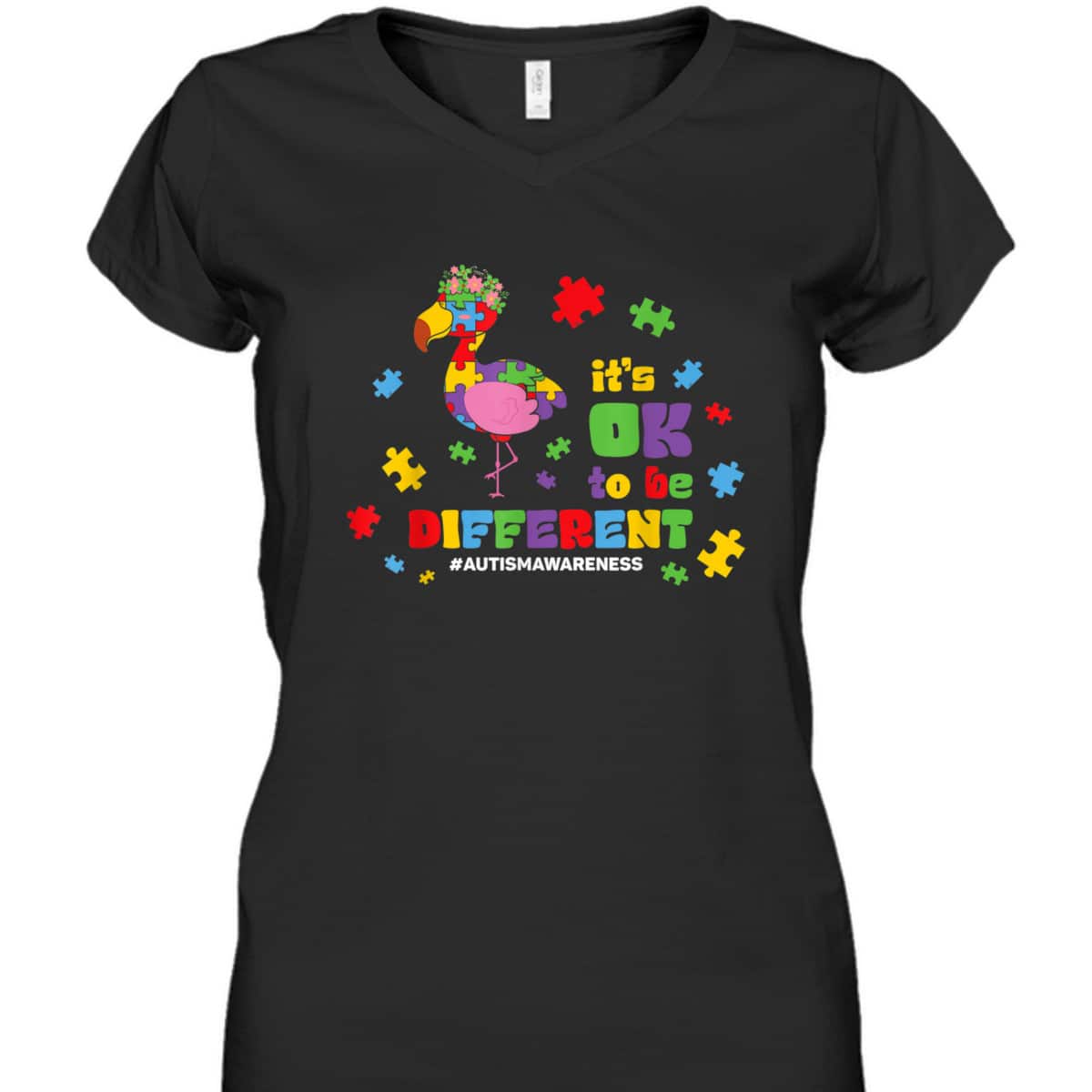 Its Ok To Be Different Toddler Boys Girls Autism Awareness T-Shirt