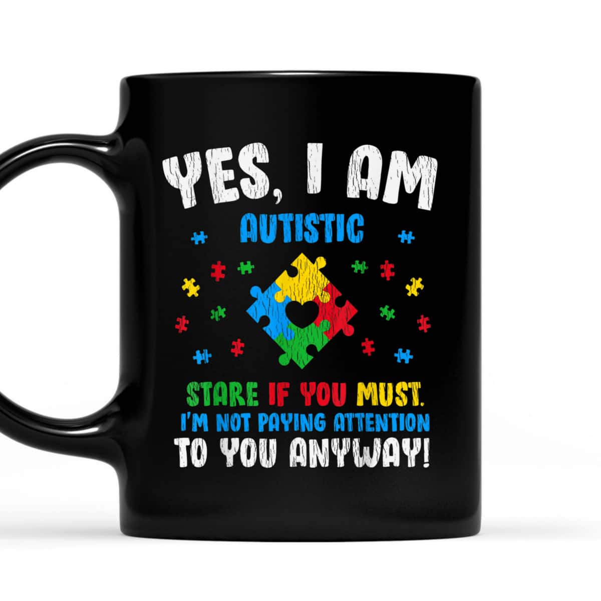 Vintage Yes I Am Autistic Kids Autism Awareness Puzzle T-Shirt Vintage Yes I Am Autistic Kids Autism Awareness Puzzle T-Shirt