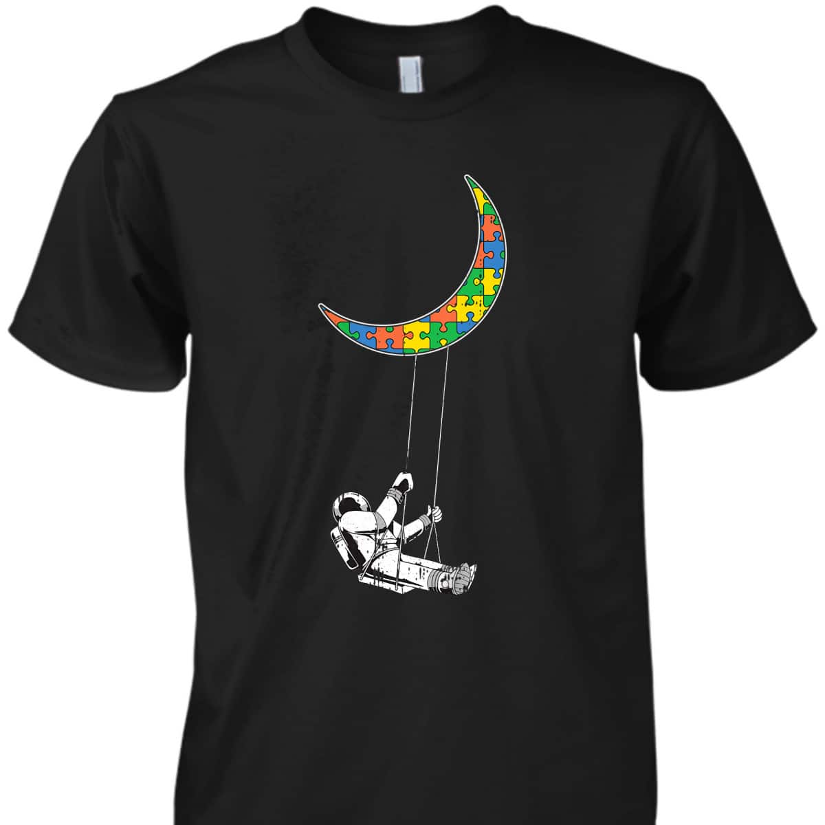 Kids Astronaut Puzzle Autism Awareness Gifts For Autistic T-Shirt