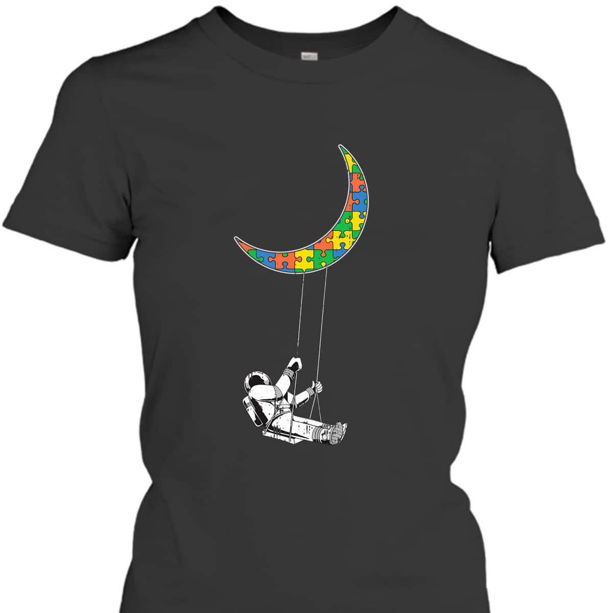 Kids Astronaut Puzzle Autism Awareness Gifts For Autistic T-Shirt