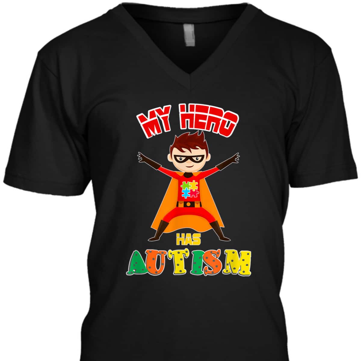 My Superhero Puzzle Autistic Cool Autism Awareness Gift T-Shirt My Superhero Puzzle Autistic Cool Autism Awareness Gift T-Shirt