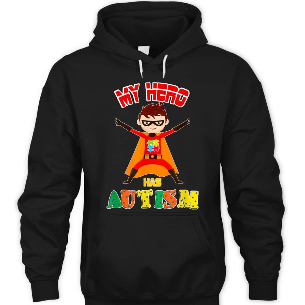 My Superhero Puzzle Autistic Cool Autism Awareness Gift T-Shirt My Superhero Puzzle Autistic Cool Autism Awareness Gift T-Shirt