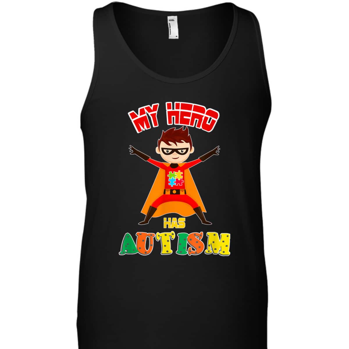 My Superhero Puzzle Autistic Cool Autism Awareness Gift T-Shirt