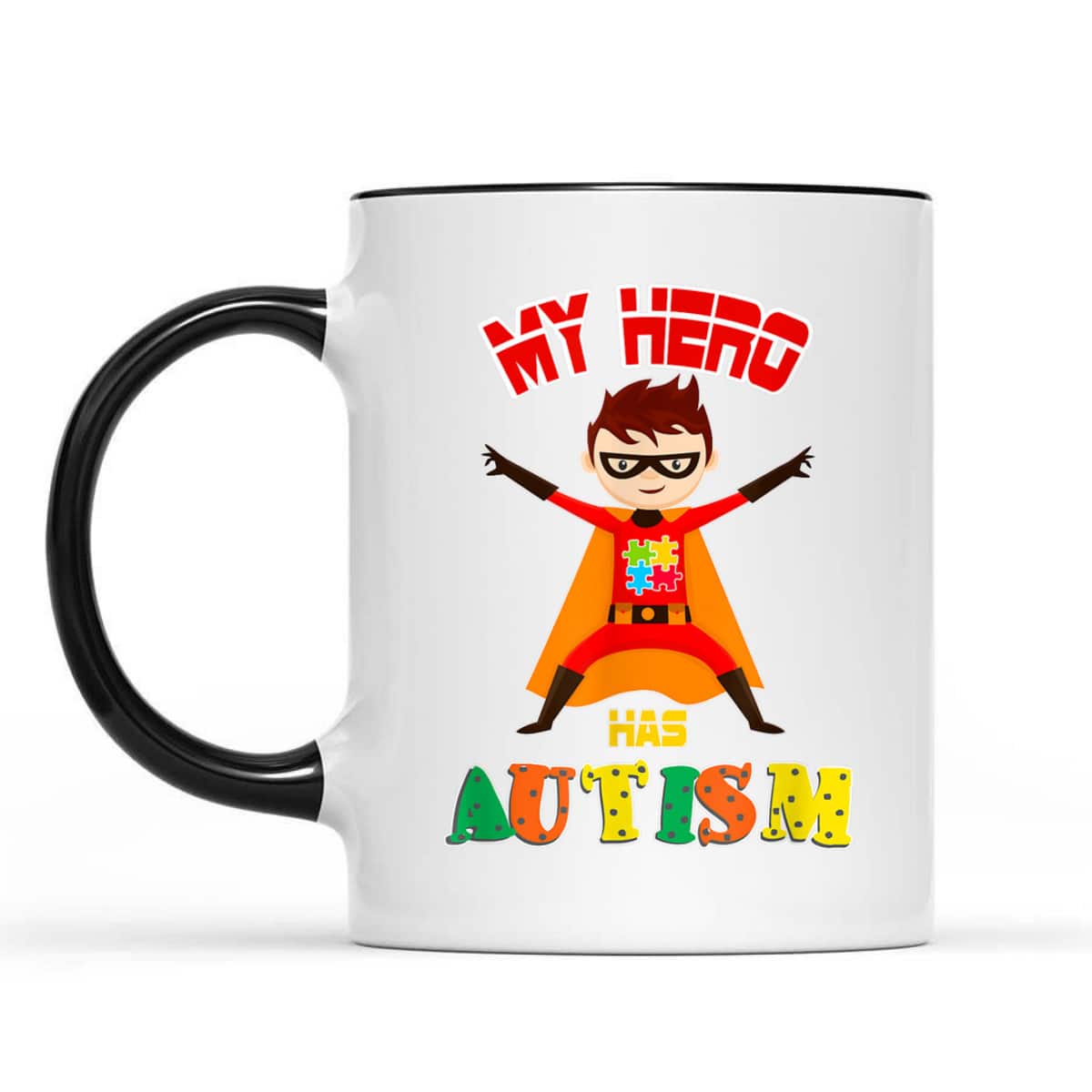 My Superhero Puzzle Autistic Cool Autism Awareness Gift T-Shirt