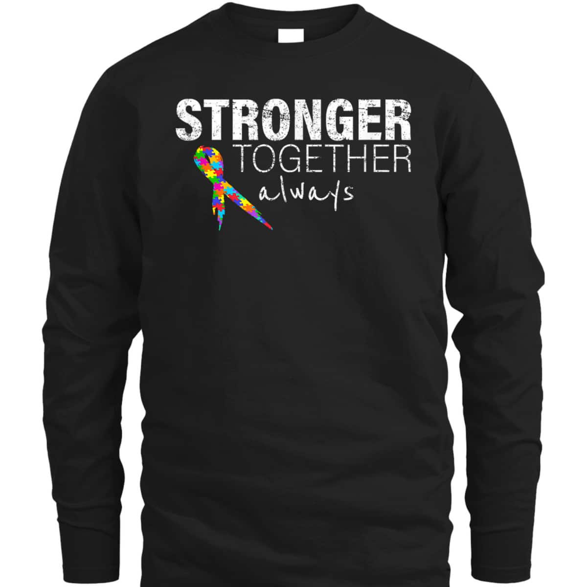 Nice Message Autism Awareness Puzzle Ribon Kid T-Shirt