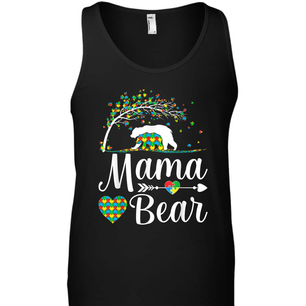 Autism Awareness Mama And Bear Support Autistic Autism Mom T-Shirt Autism Awareness Mama And Bear Support Autistic Autism Mom T-Shirt