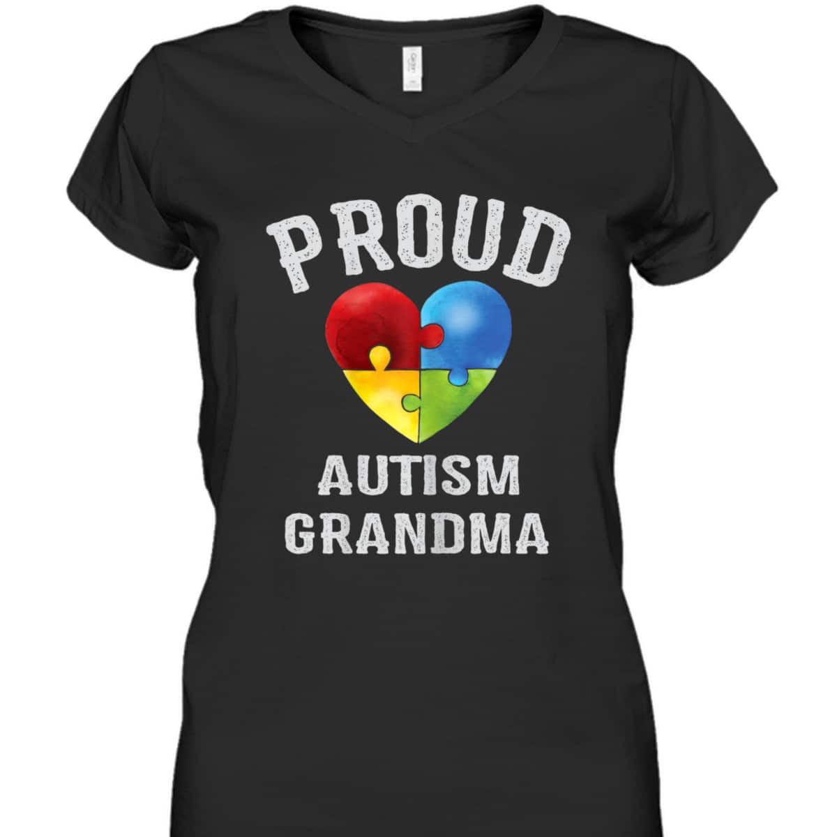 Womens Proud Grandma Autism Awareness Family Autism Grandma T-Shirt Womens Proud Grandma Autism Awareness Family Autism Grandma T-Shirt