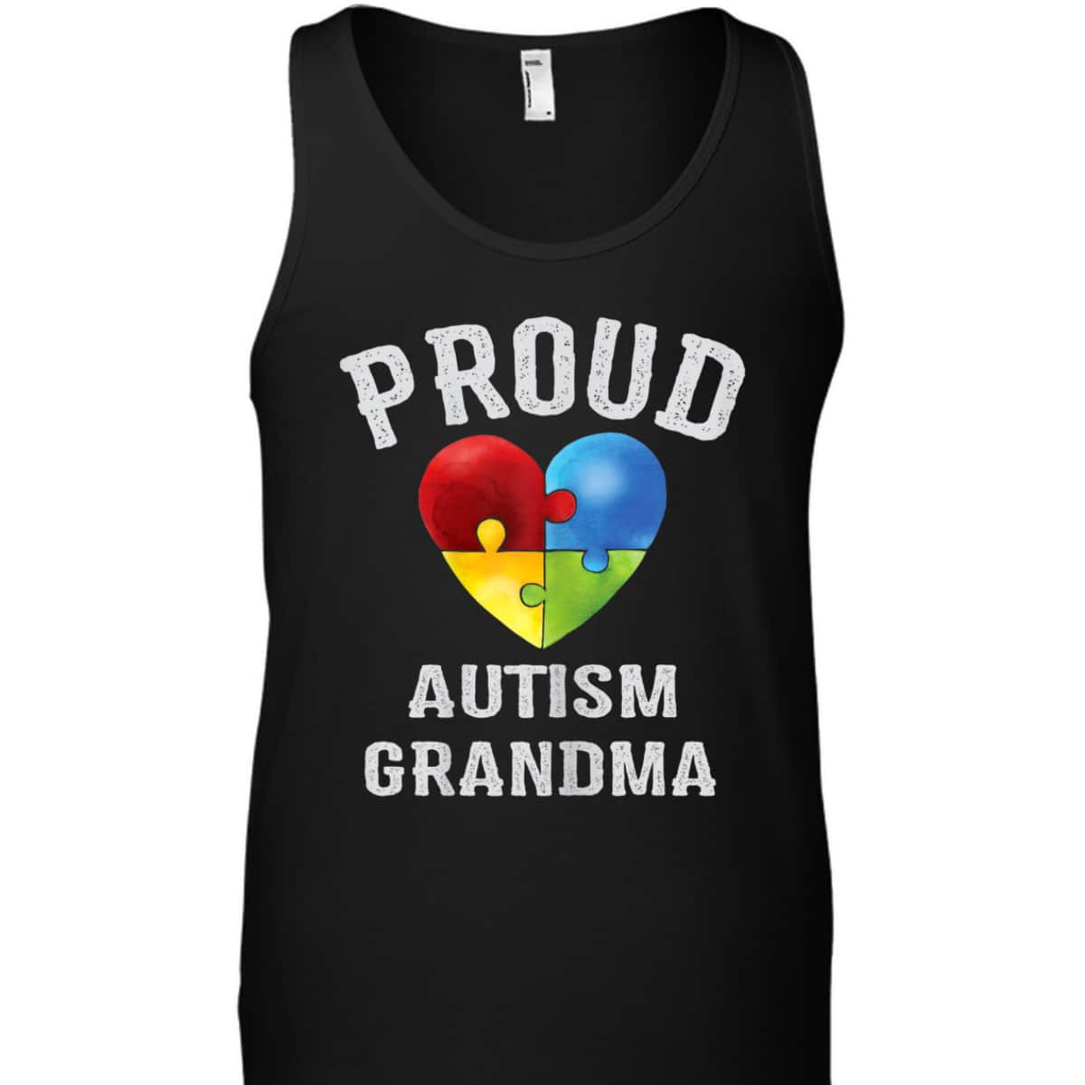 Womens Proud Grandma Autism Awareness Family Autism Grandma T-Shirt