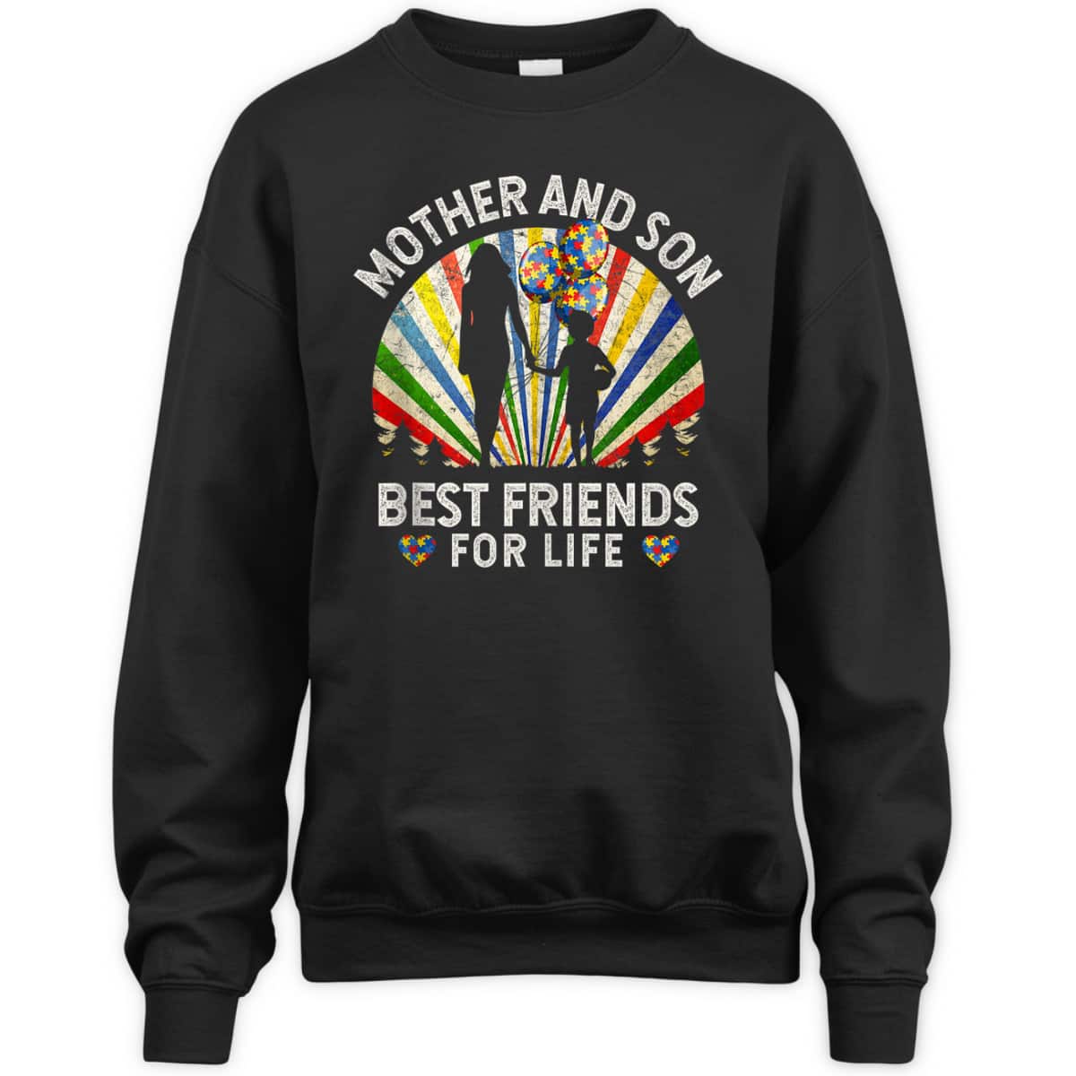 Mother And Son Best Friends For Life Autism Awareness Mom T-Shirt Mother And Son Best Friends For Life Autism Awareness Mom T-Shirt