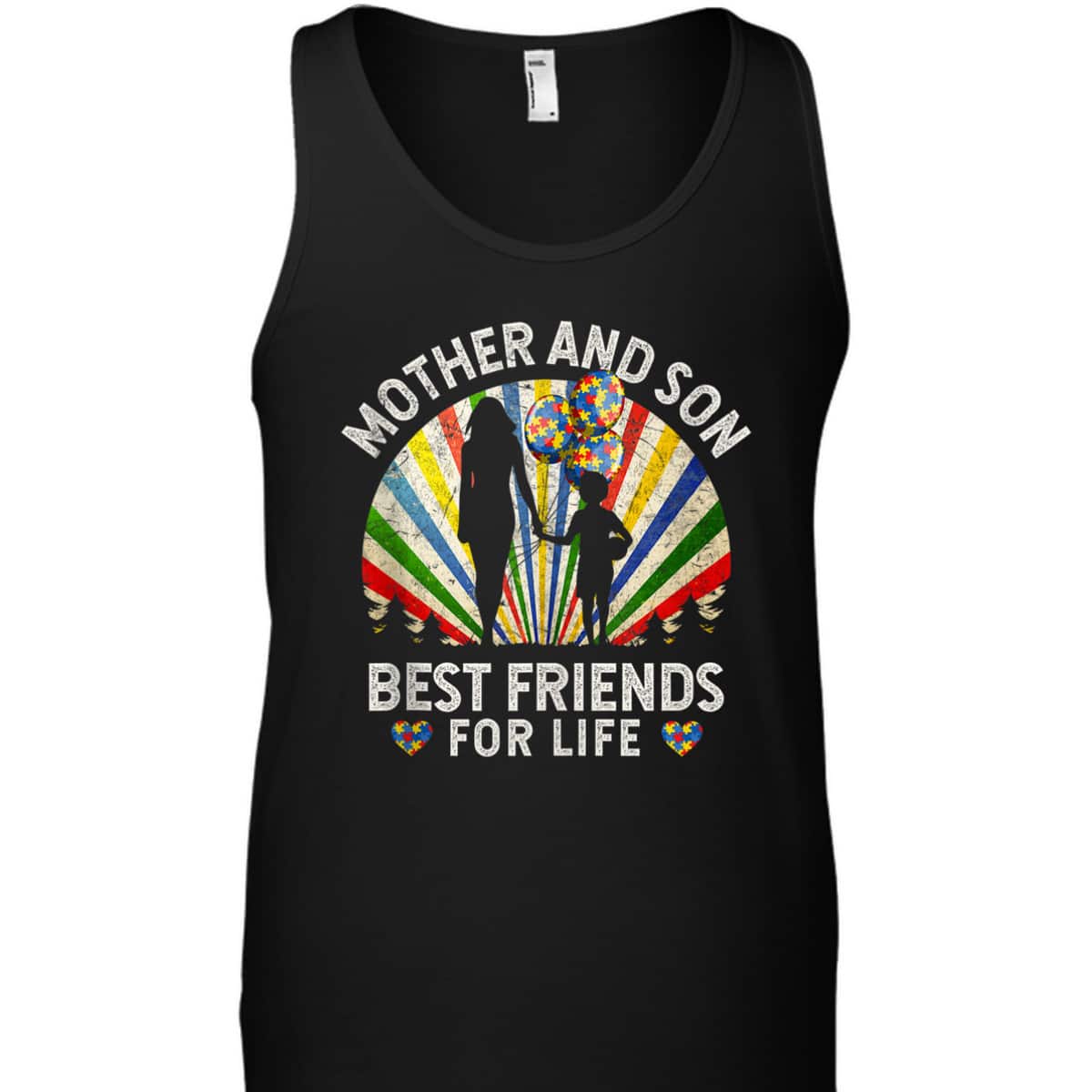 Mother And Son Best Friends For Life Autism Awareness Mom T-Shirt Mother And Son Best Friends For Life Autism Awareness Mom T-Shirt