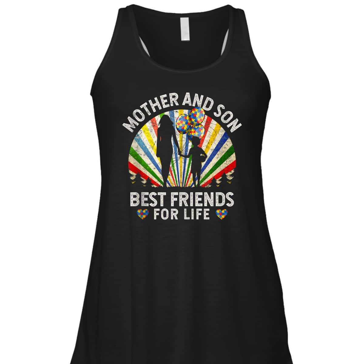 Mother And Son Best Friends For Life Autism Awareness Mom T-Shirt Mother And Son Best Friends For Life Autism Awareness Mom T-Shirt