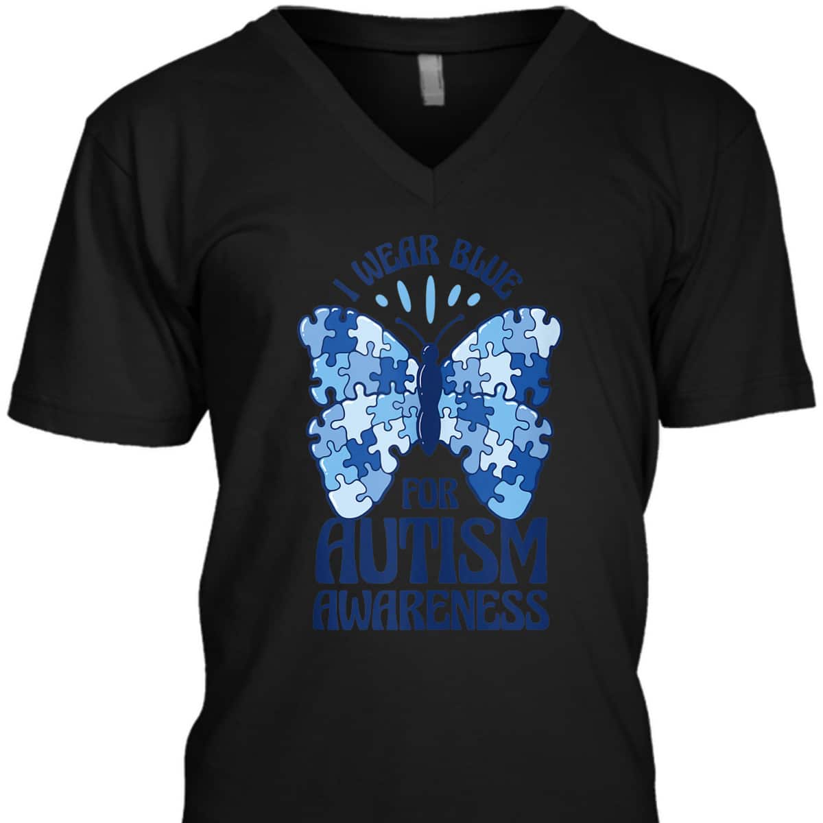 I Wear Blue For Autism Awareness T-Shirt