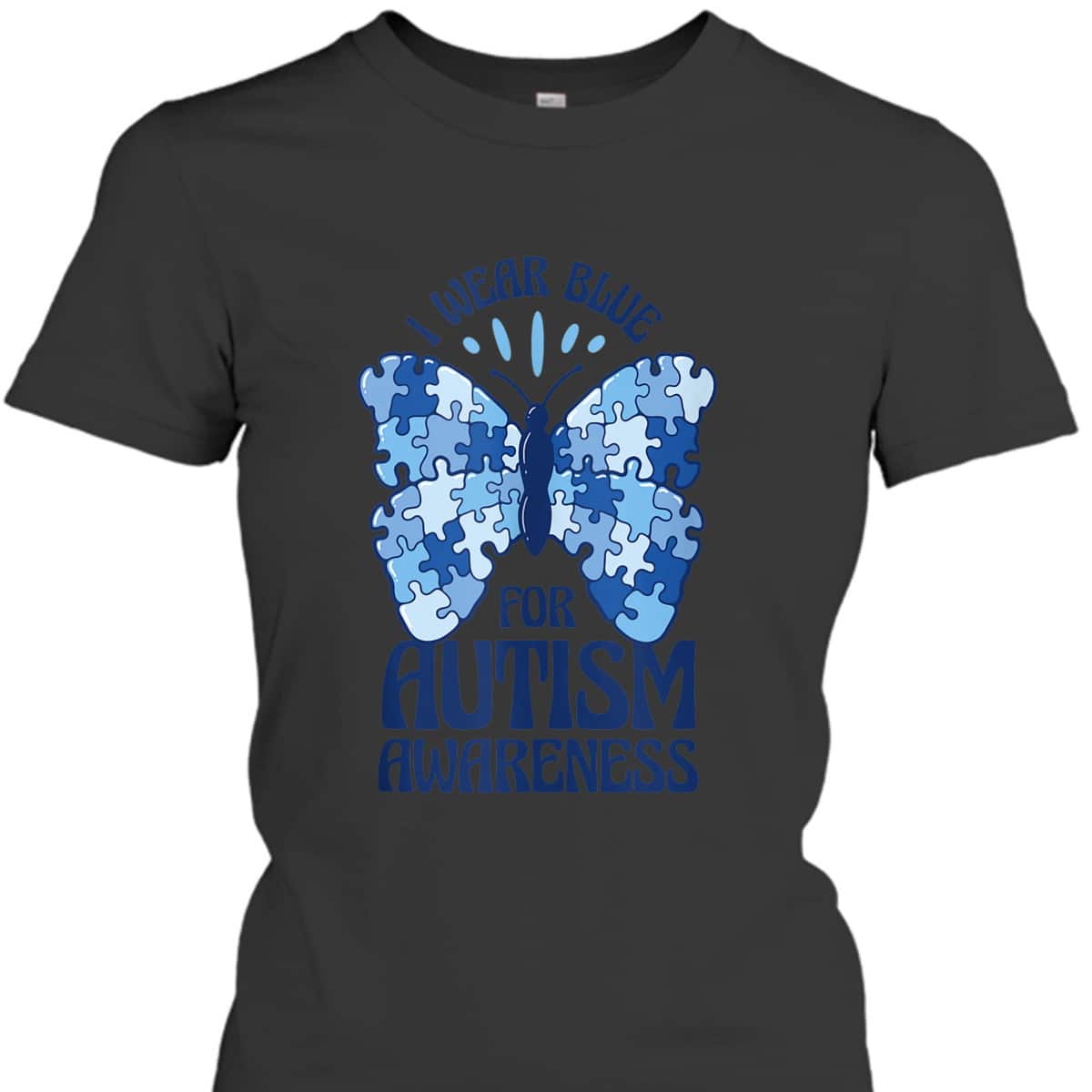 I Wear Blue For Autism Awareness T-Shirt