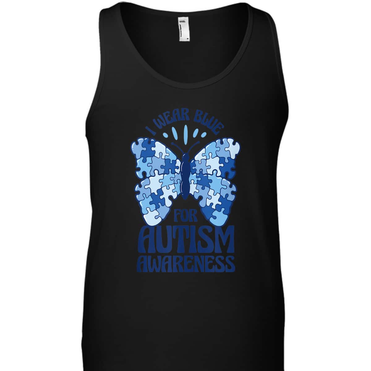 I Wear Blue For Autism Awareness T-Shirt