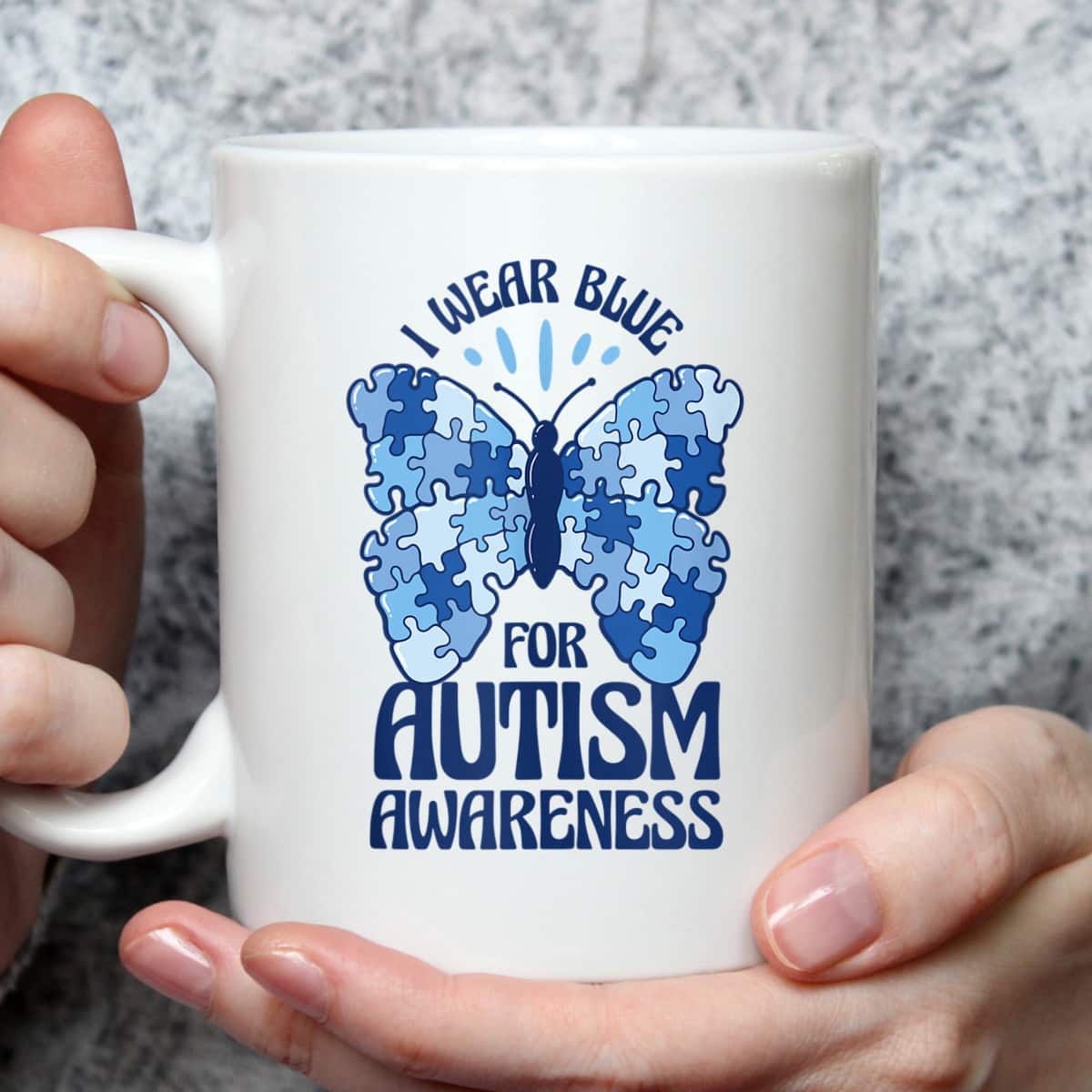 I Wear Blue For Autism Awareness T-Shirt I Wear Blue For Autism Awareness T-Shirt
