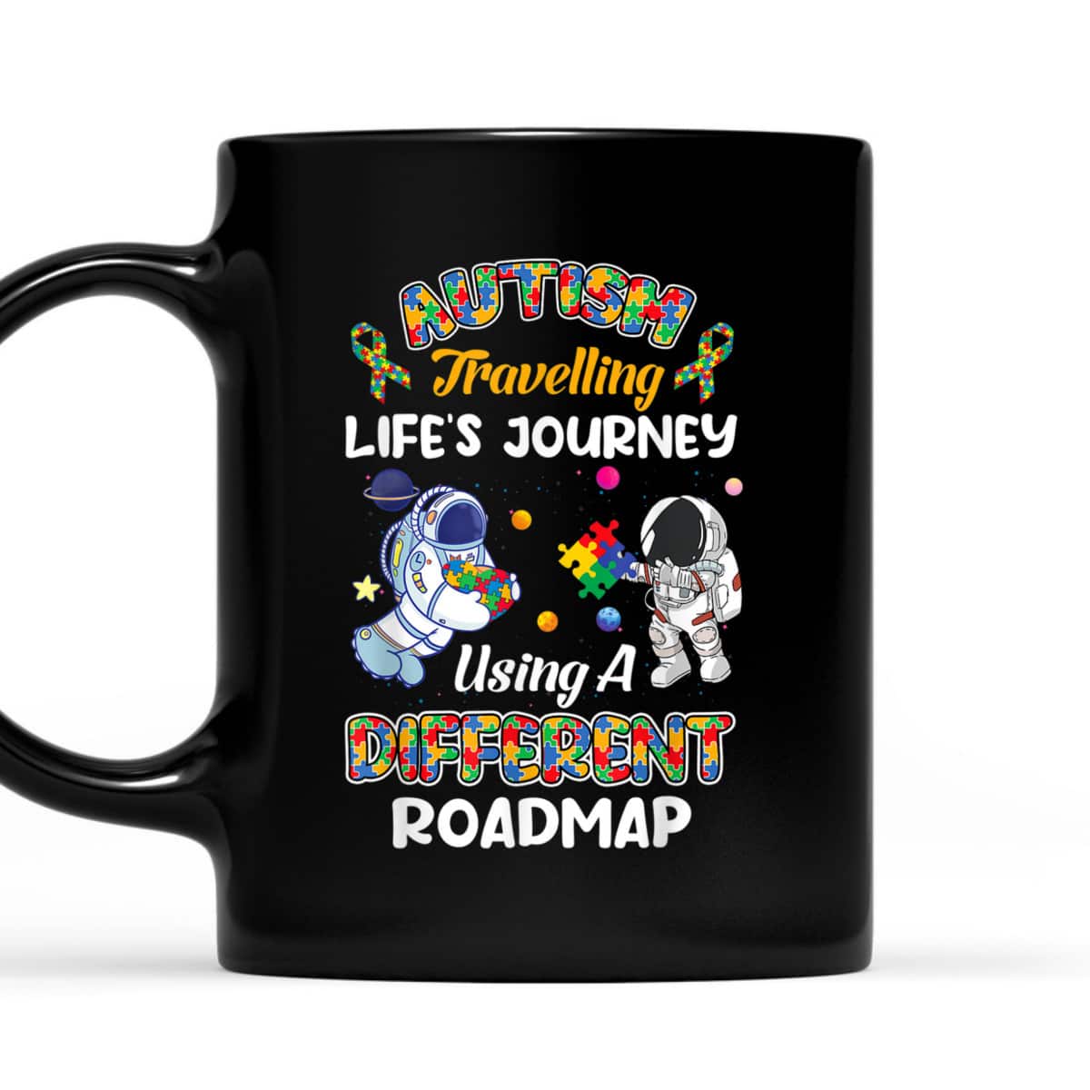 Autism Travelling Life's Journey Astronaut Autism Awareness T-Shirt Autism Travelling Life's Journey Astronaut Autism Awareness T-Shirt