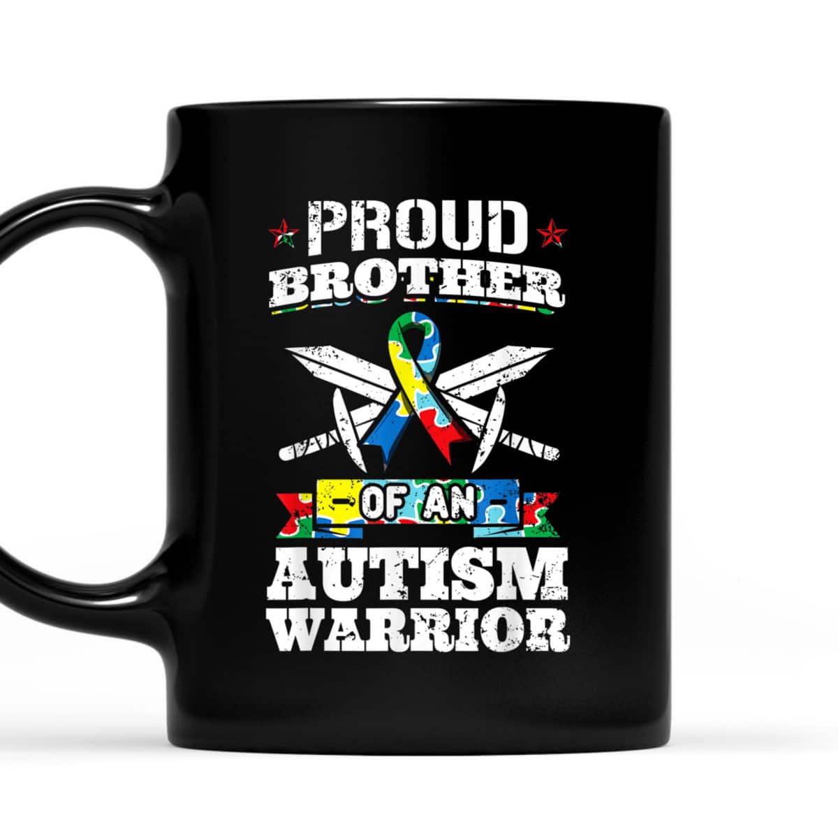 Proud Brother Of An Autism Warrior Autistic Awareness Ribbon T-Shirt Proud Brother Of An Autism Warrior Autistic Awareness Ribbon T-Shirt