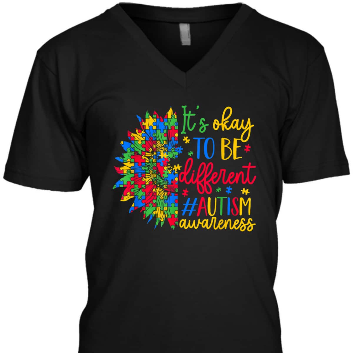 It'S Okay To Be Different Autism Awareness & Support T-Shirt It'S Okay To Be Different Autism Awareness & Support T-Shirt
