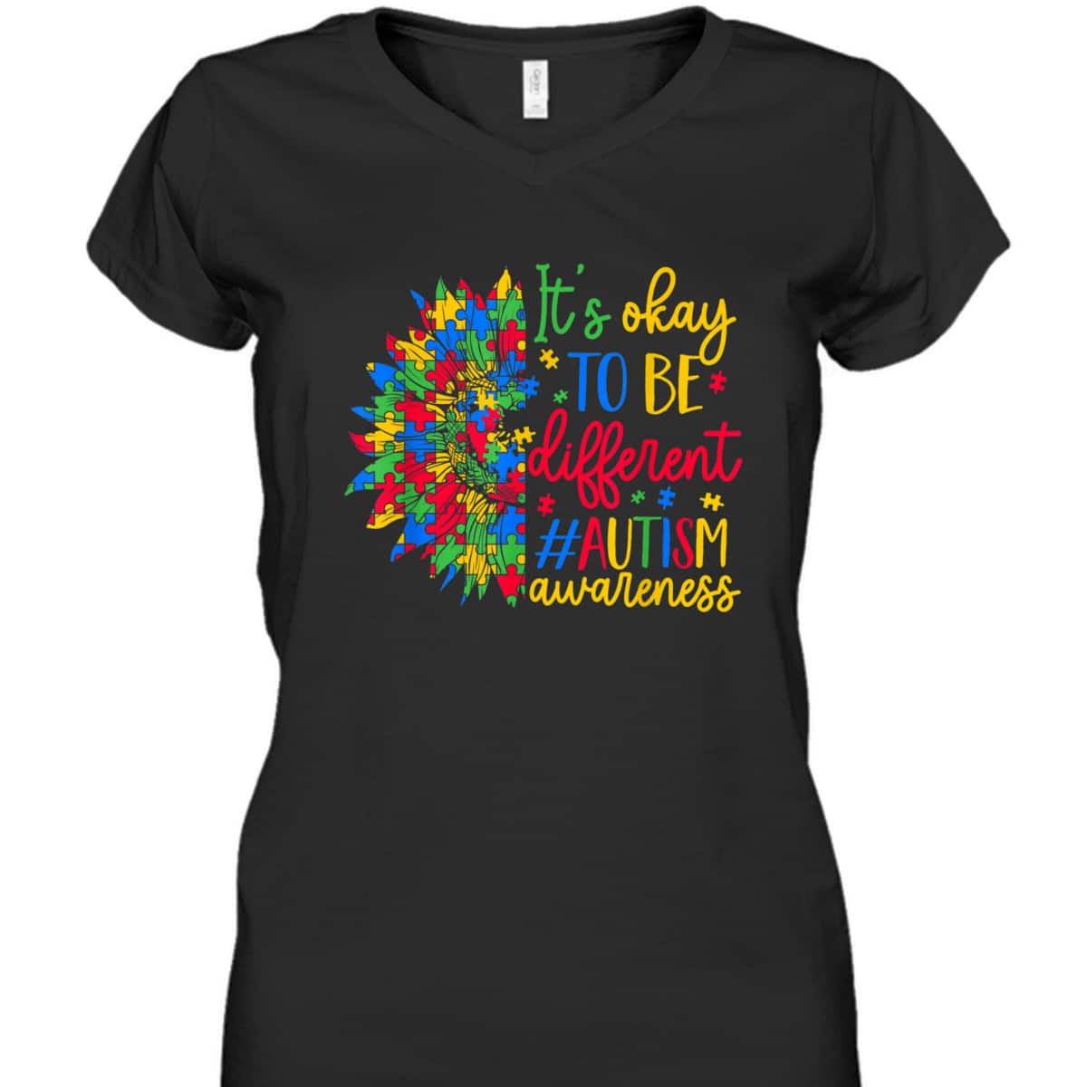 It'S Okay To Be Different Autism Awareness & Support T-Shirt It'S Okay To Be Different Autism Awareness & Support T-Shirt