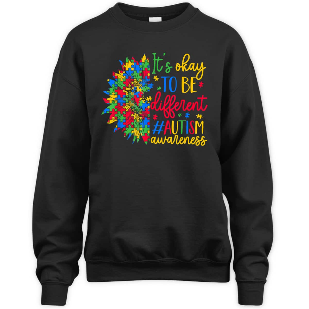 It'S Okay To Be Different Autism Awareness & Support T-Shirt