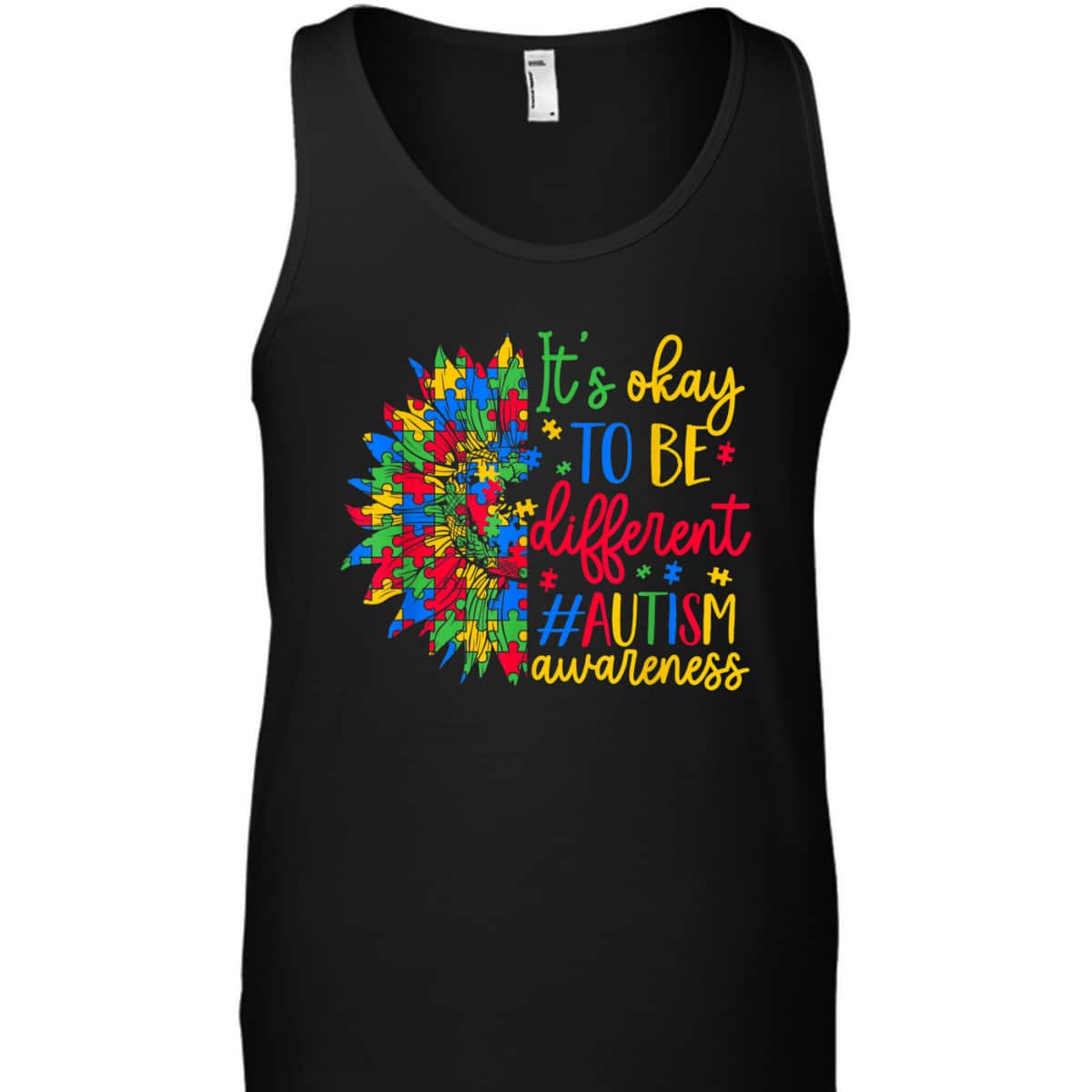 It'S Okay To Be Different Autism Awareness & Support T-Shirt