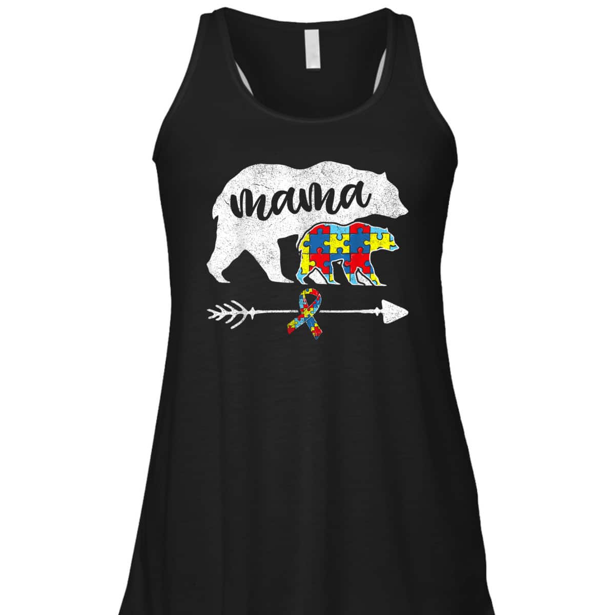 Autistic Kid Mama Bear, Autism Awareness Puzzle T-Shirt Autistic Kid Mama Bear, Autism Awareness Puzzle T-Shirt