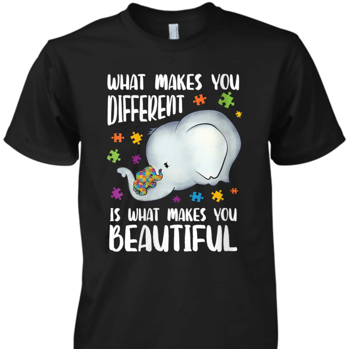 Womens Be Kind Baby Elephant Mom Autism Child Autism Awareness T-Shirt Womens Be Kind Baby Elephant Mom Autism Child Autism Awareness T-Shirt