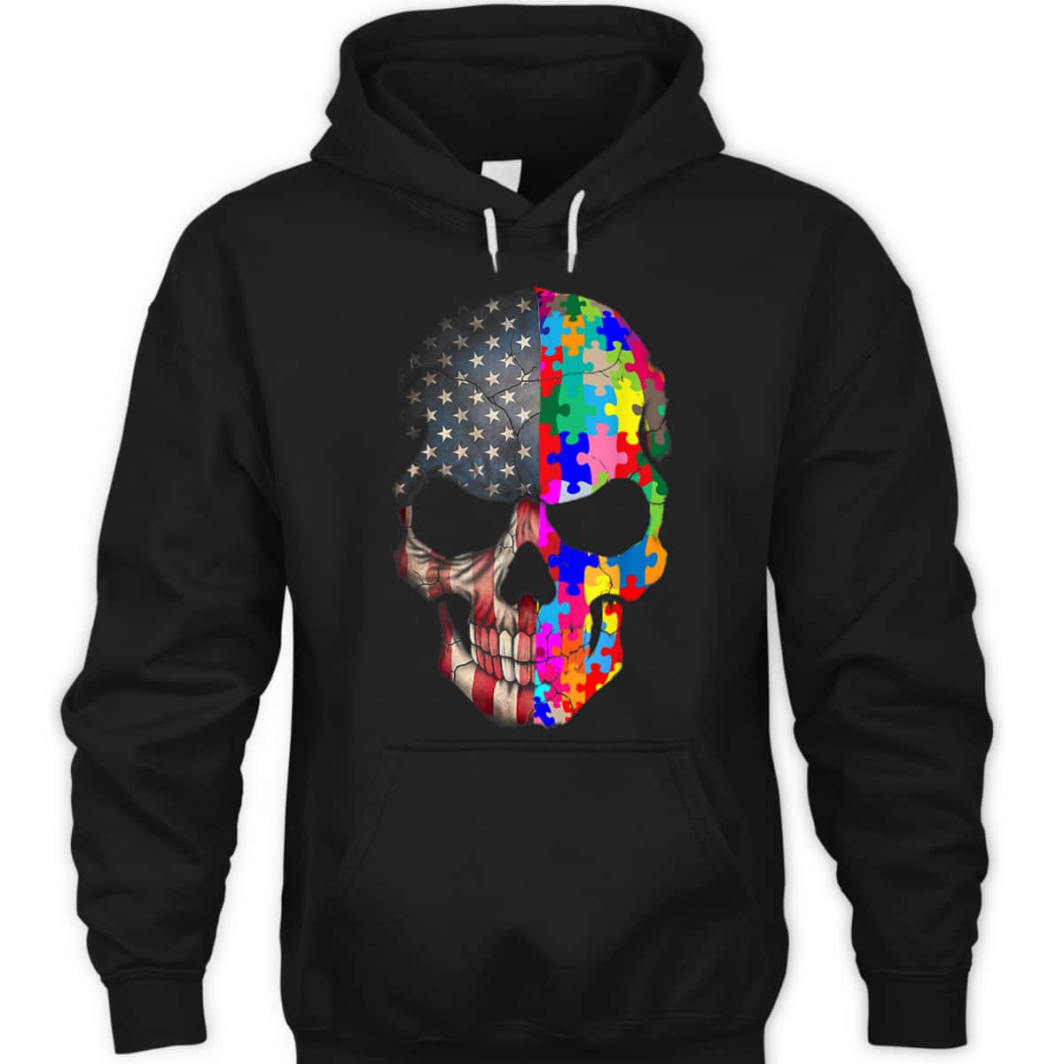 Autism Awareness Skull-puzzle-pieces Skull Autism Shir T-Shirt Autism Awareness Skull-puzzle-pieces Skull Autism Shir T-Shirt