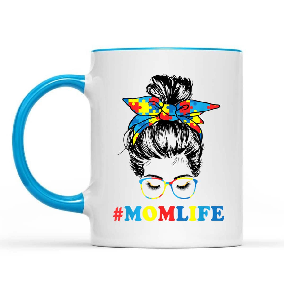 Autistic Son Autism Awareness Mom Life Women Mom Gift T-Shirt