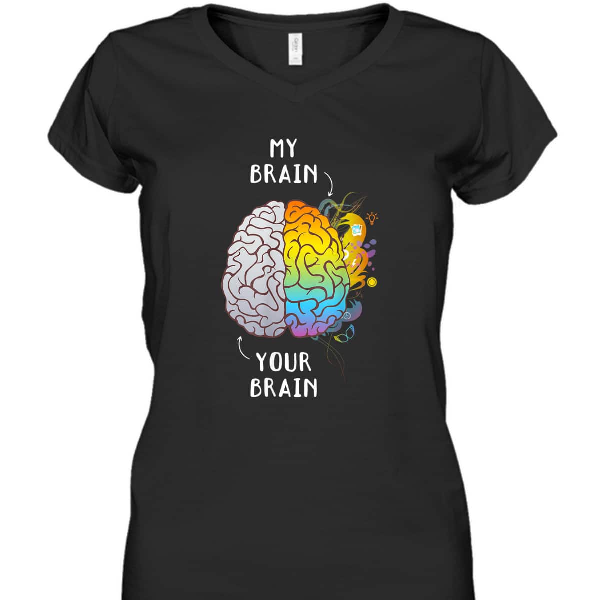 Autism Awareness Day Autistic Son Your Brain My Brain T-Shirt Autism Awareness Day Autistic Son Your Brain My Brain T-Shirt