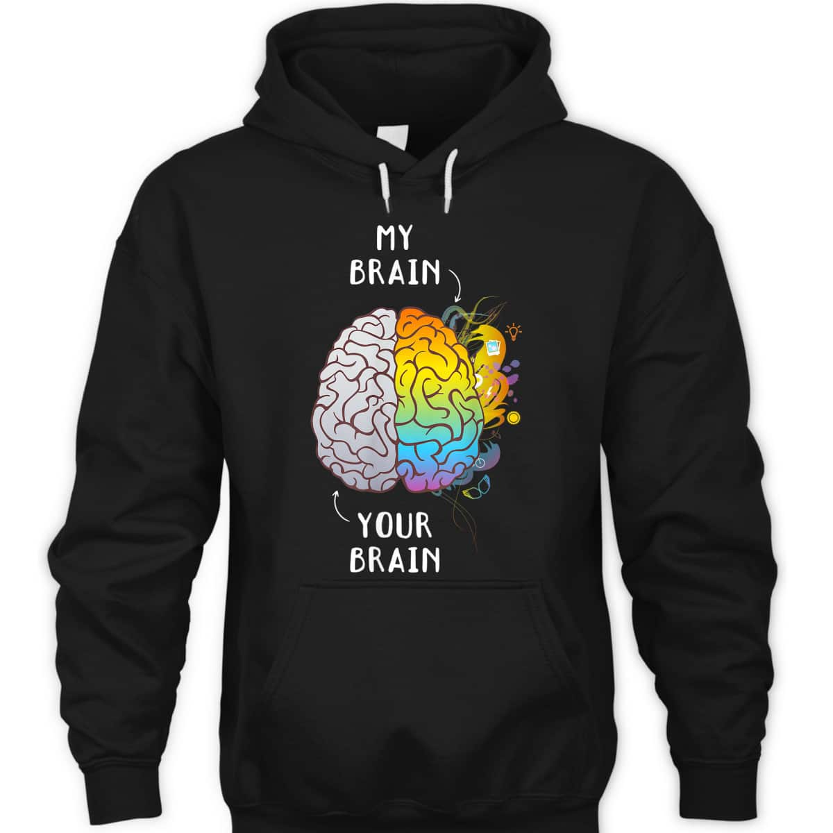 Autism Awareness Day Autistic Son Your Brain My Brain T-Shirt