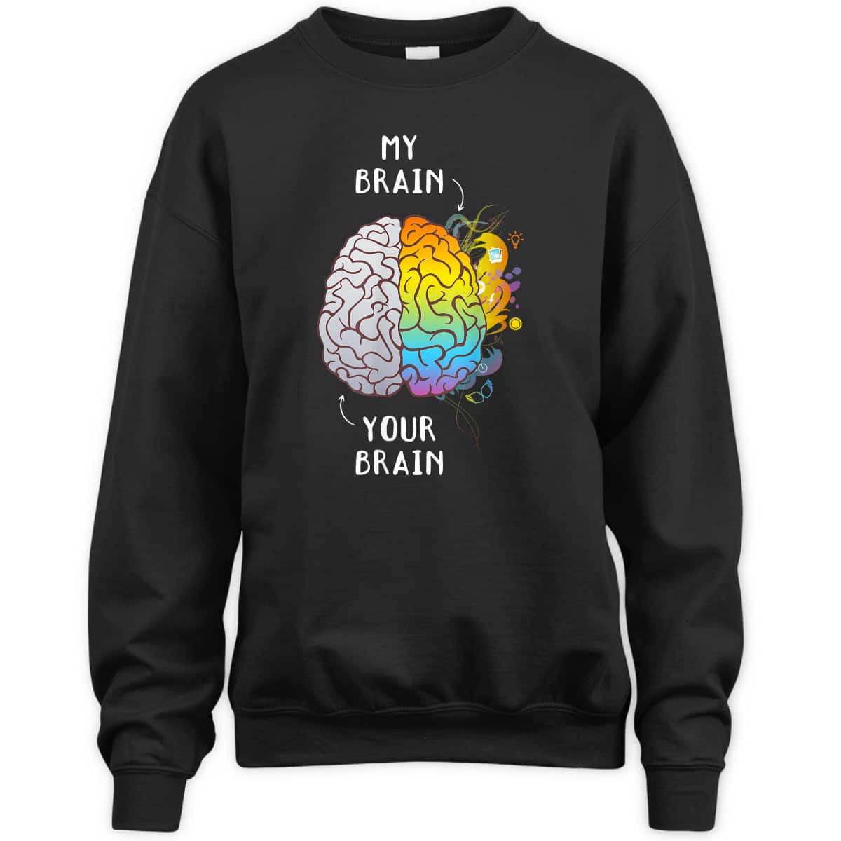 Autism Awareness Day Autistic Son Your Brain My Brain T-Shirt