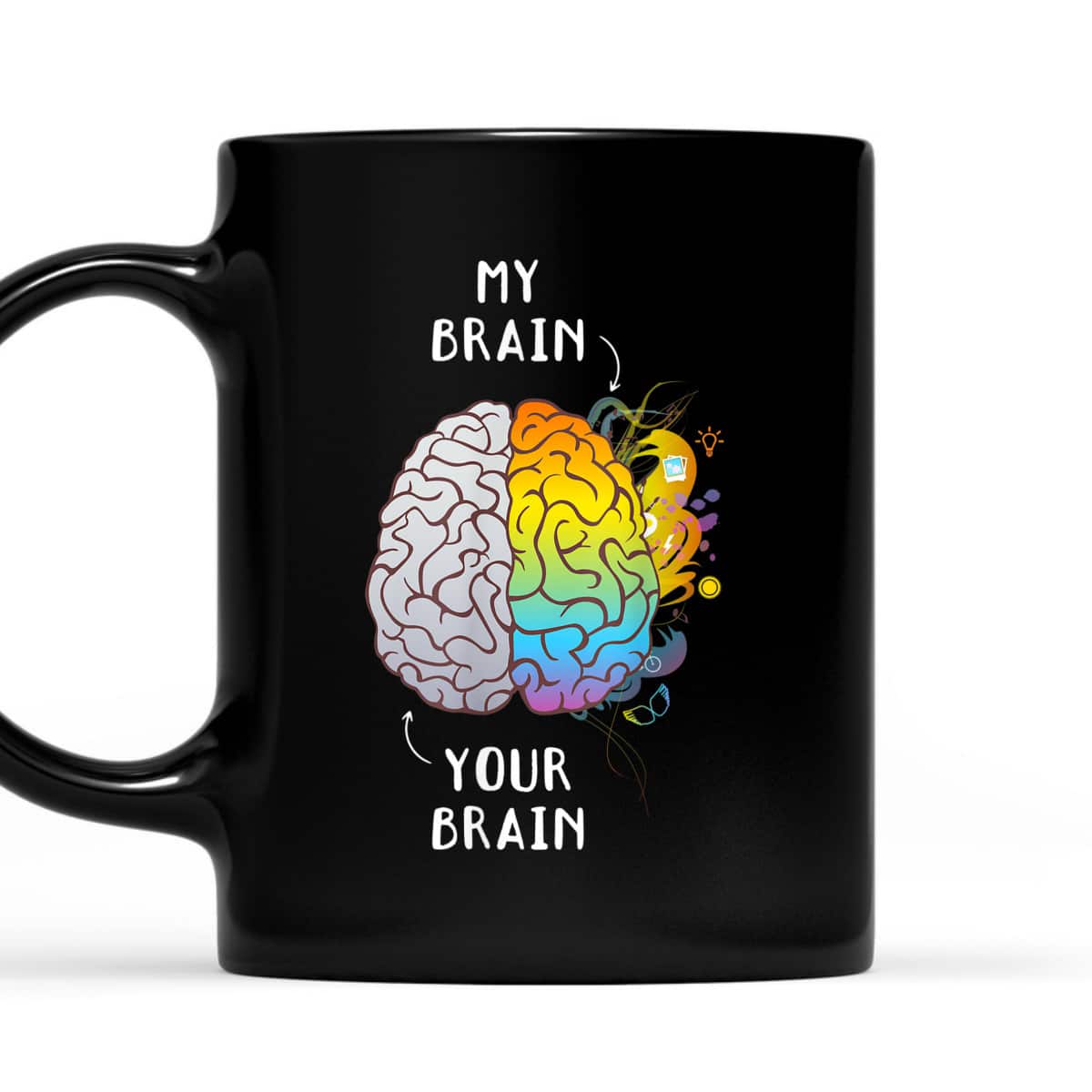 Autism Awareness Day Autistic Son Your Brain My Brain T-Shirt