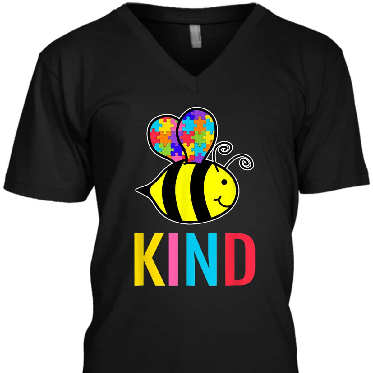 Kids Autism Awareness Bee Kind Gift T-Shirt