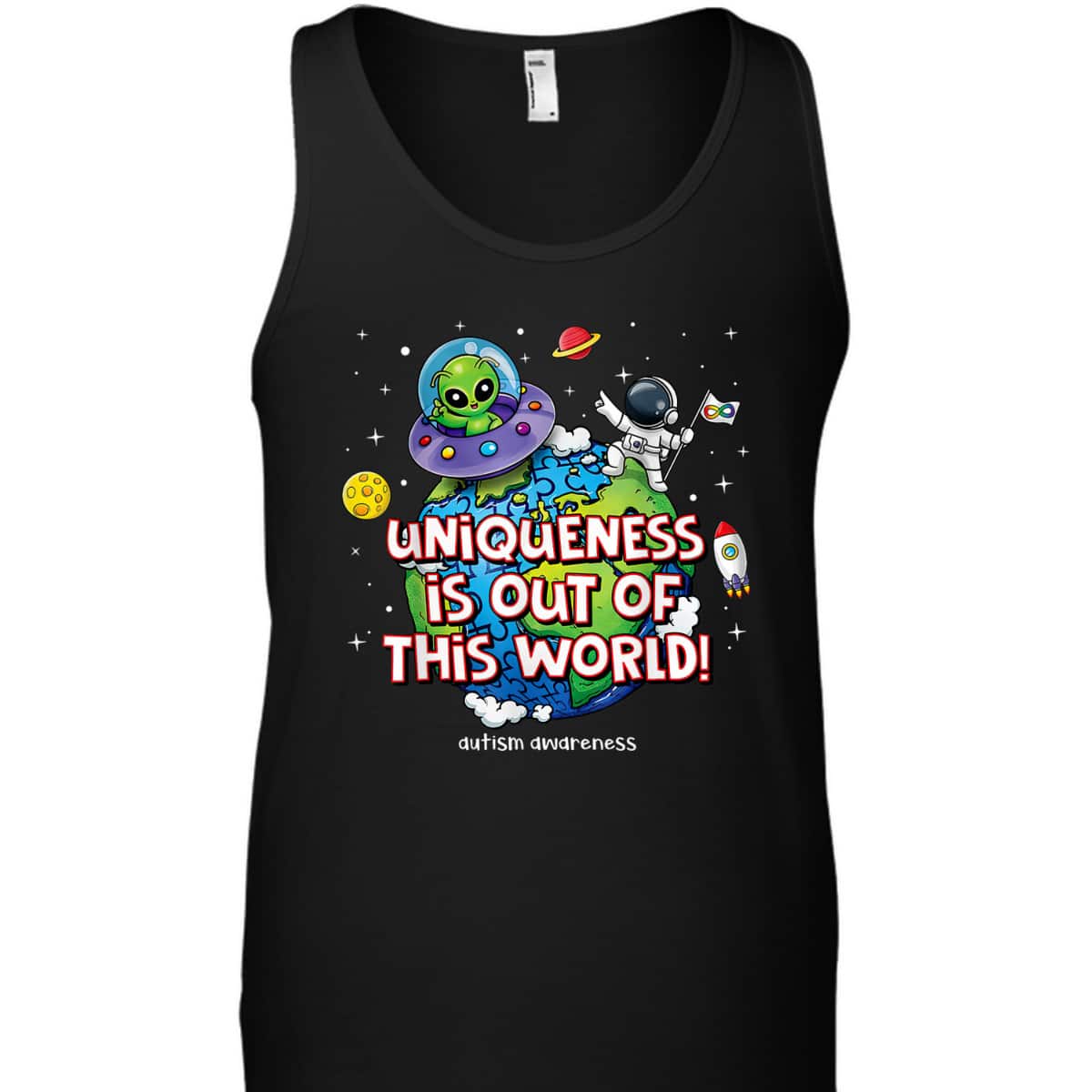 Uniqueness Is Out Of This World Autism Awareness T-Shirt Uniqueness Is Out Of This World Autism Awareness T-Shirt