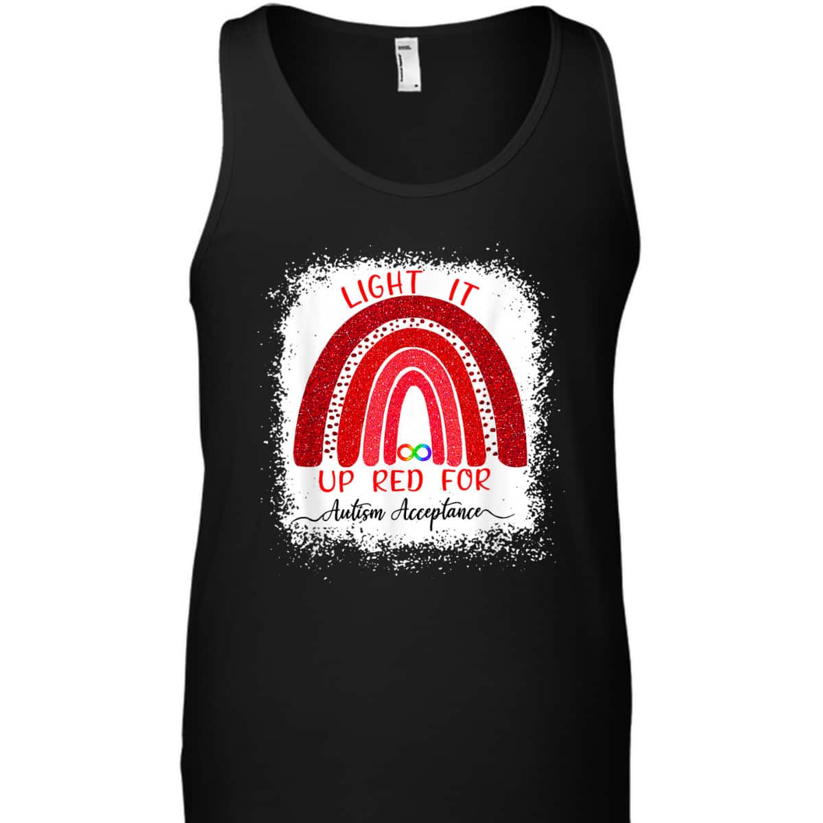 Light It Up Red For Autism Awareness Acceptance Red Instead T-Shirt Light It Up Red For Autism Awareness Acceptance Red Instead T-Shirt