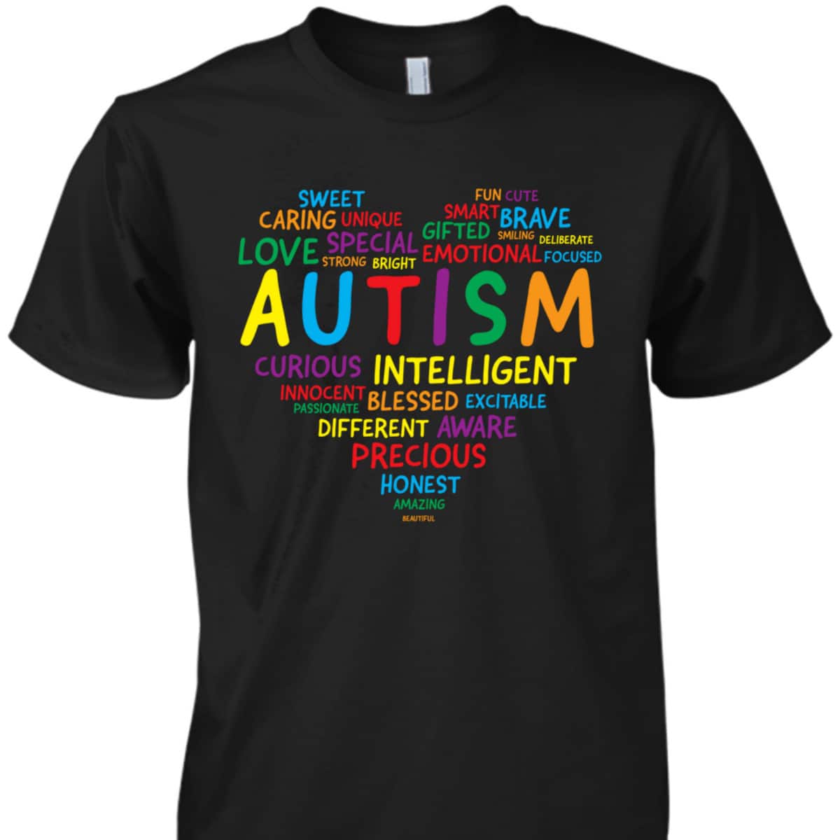 Autism Awareness - Autism Heart T-Shirt Autism Awareness - Autism Heart T-Shirt