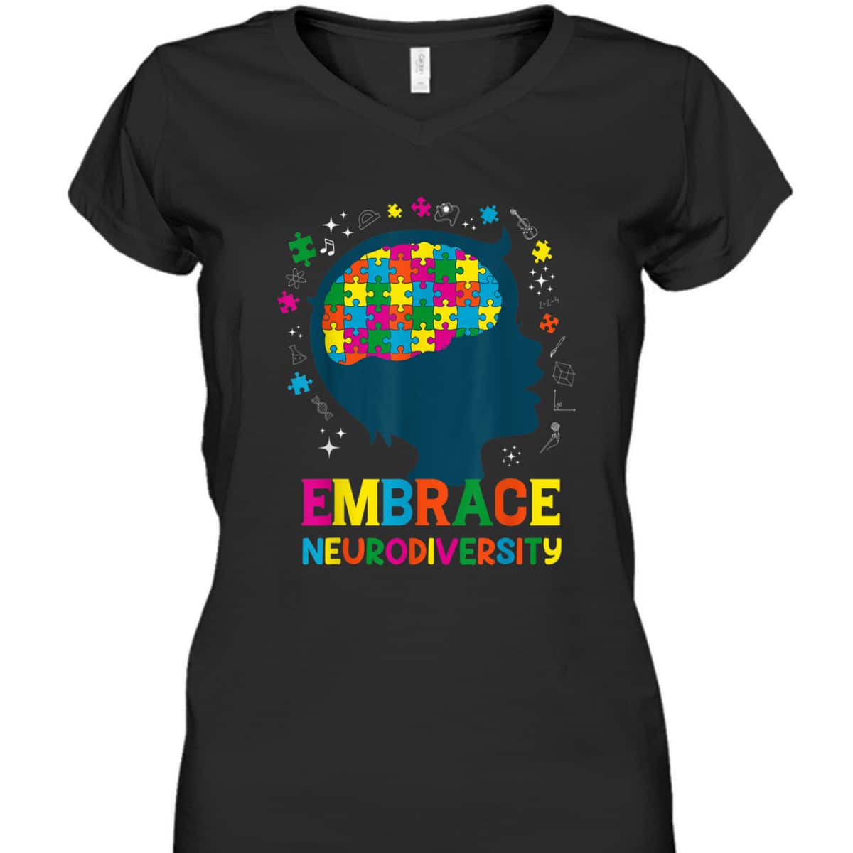 Embrace Neurodiversity Autism Awareness ADHD T-Shirt Embrace Neurodiversity Autism Awareness ADHD T-Shirt