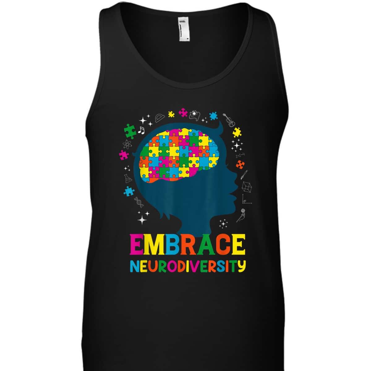 Embrace Neurodiversity Autism Awareness ADHD T-Shirt